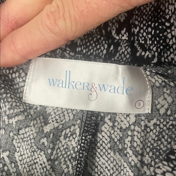 Stylish Black and Gray Snake Print Women's Straight Leg Pants - Picture 2 of 4